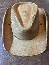 Vintage Stetson Straw Panama, Fedora Hat, Size XL