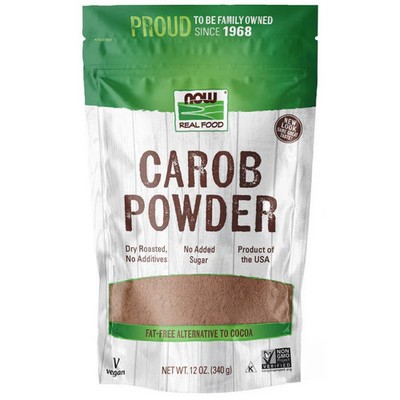 Carob Powder Roasted 12 oz  by Now Foods