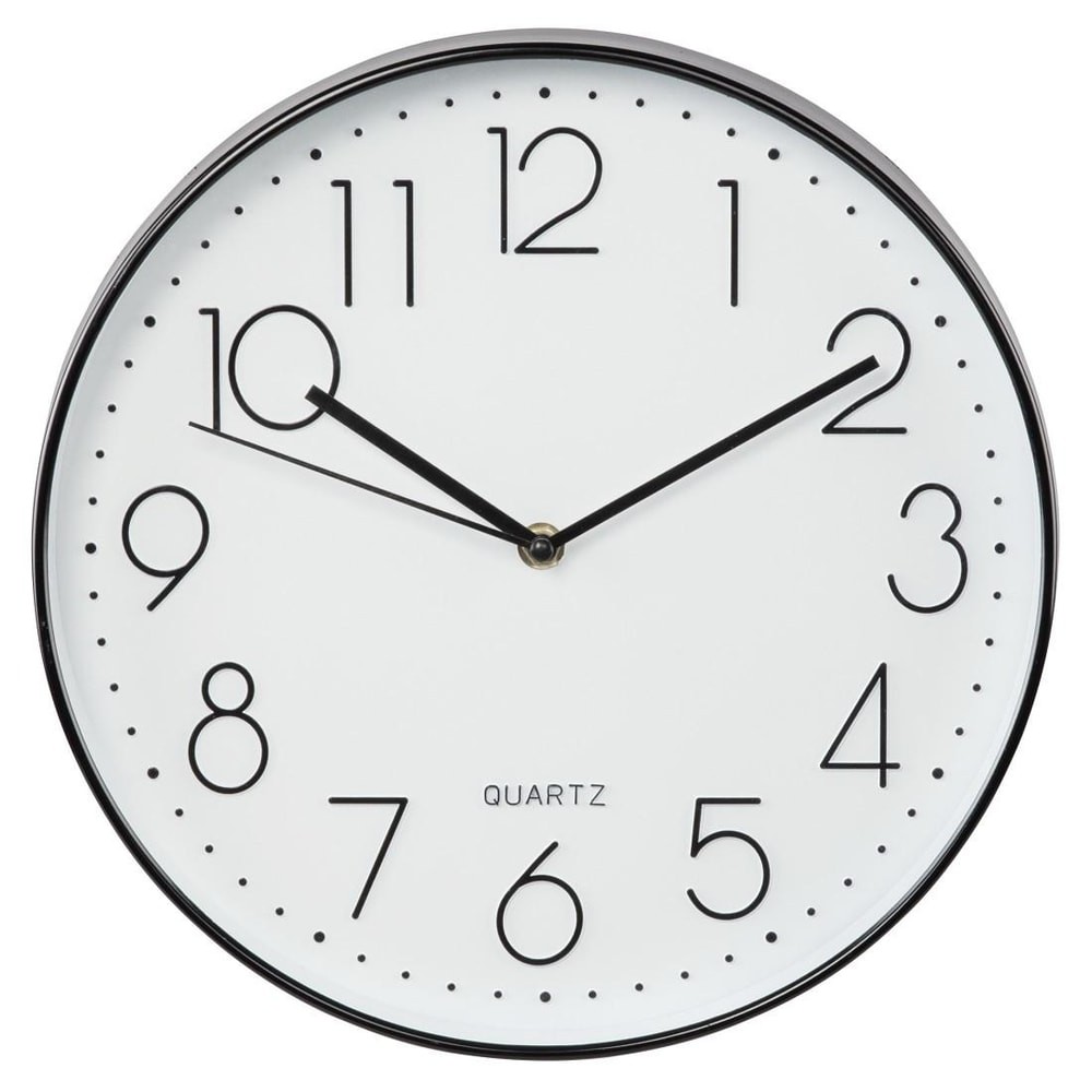 HAMA Wanduhr Elegance 30 см geruscharm SchwarzWei 00186389 1907351 4290₽
