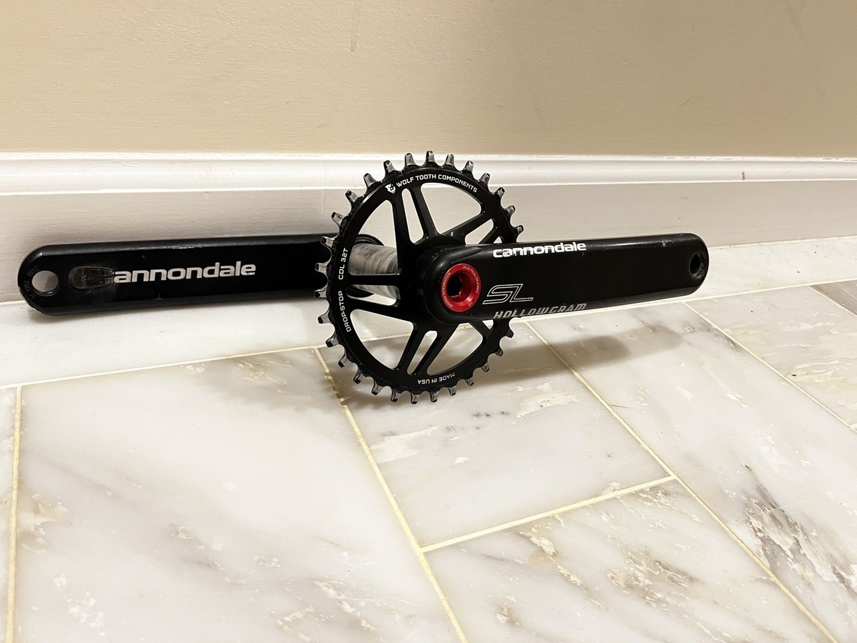 Cannondale HollowGram Si Crankset, 175 W/spindle Wolftooth 32