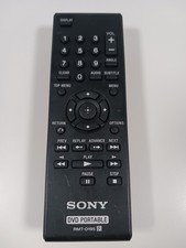 Sony RMT-D195 Portable DVD Player Remote Control OEM Original - Tested, Works