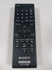 Sony RMT-D195 Portable DVD Player Remote Control OEM Original - Tested, Works