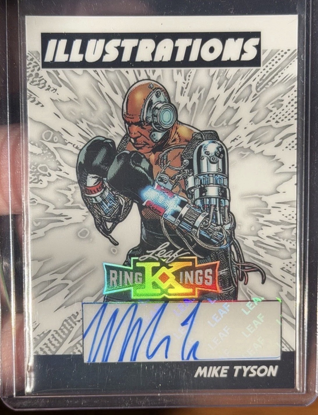 2026 Leaf Metal Mike Tyson 1/1 view 1