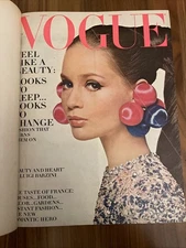 Vogue Magazines Bound Book October November December 1966 Diana Vreeland Editor
