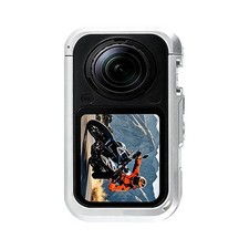 Aluminum Cage for Insta360 X6 - Black or Silver Finish - Compact Design