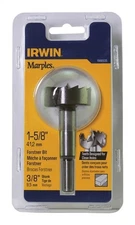 Irwin 1966935 Round Shank Marples Carbon Steel Forstner Drill Bit 1-5/8x4 L in.