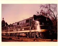 ACL EMD E6 #519 DIESEL LOCOMOTIVE COLOR PHOTO 10" X 8"