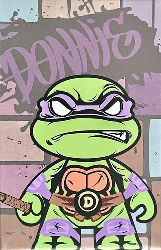 Teenage Mutant Ninja Turtles Raphael & Donatello 3" Vinyl Figure 2-pack Kidrobot - Picture 5 of 6