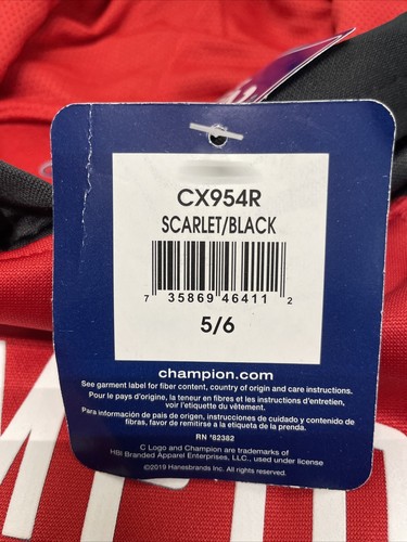 Champion Boy's 2-Pc. Active Red Track Suit # 5/6 - Picture 4 of 4