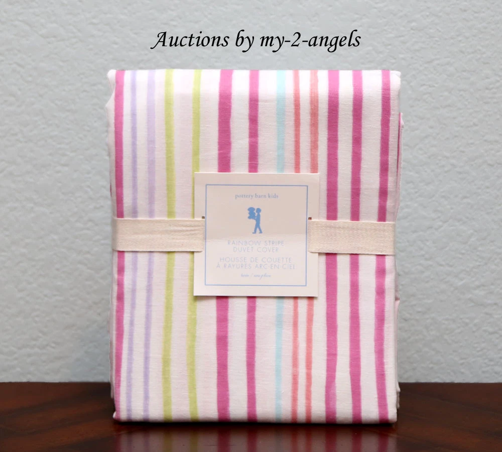 Pottery barn rainbow duvet top