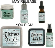 Tim Holtz Distress SPECKLED EGG- MAY Distress, Oxide, Pad, Reinker, Glaze, Spray