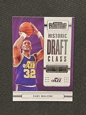 KARL MALONE 2022-23 Panini Contenders HISTORIC DRAFT CLASS UTAH JAZZ #17 HOF 🏀