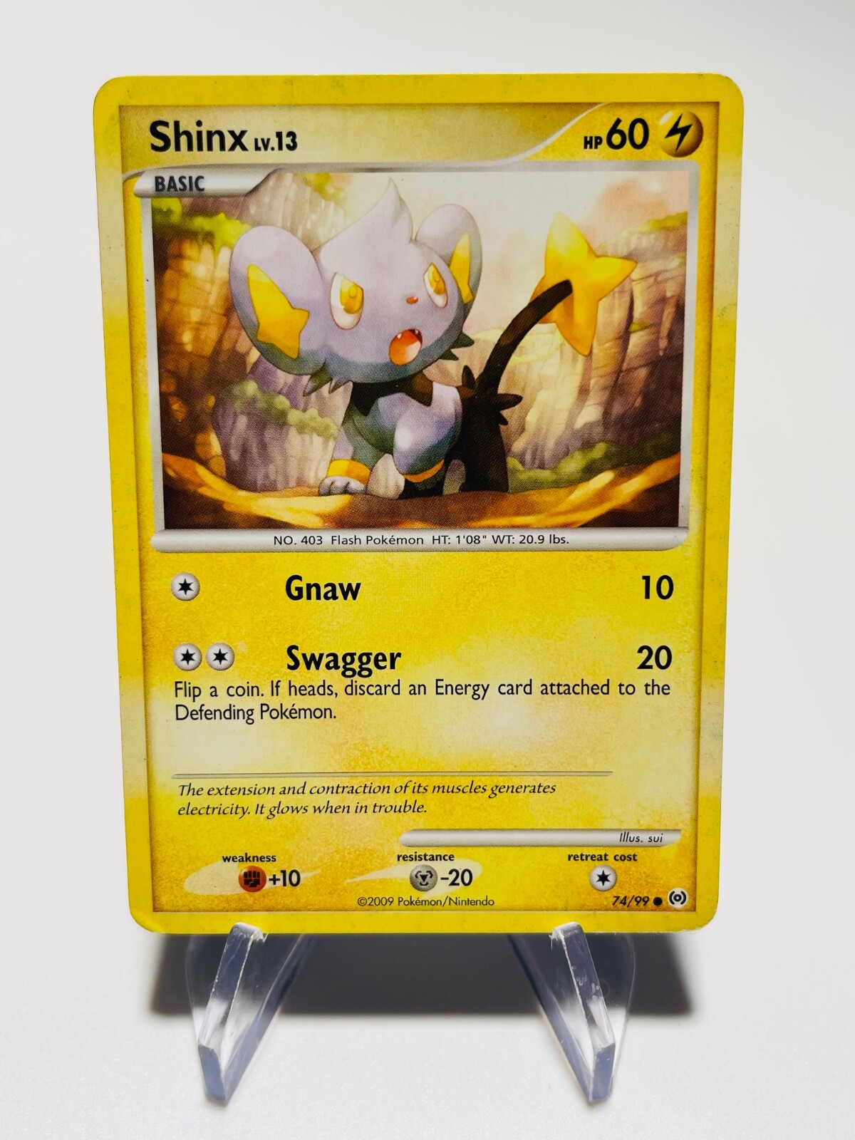 SHINX LV. 13 2009 Pokemon Arceus Common POKÉMON 74/99    