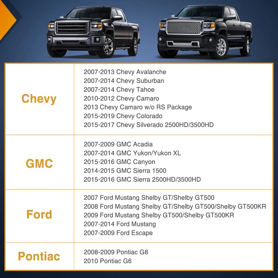 Conjunto de luces antiniebla Nilight compatible con Chevy Avalanche Suburban 2007-2013 Foto 3 de 4