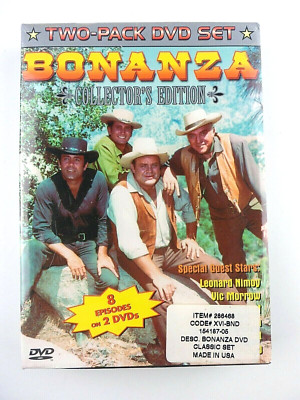Bonanza Collectors Edition -  Eight Episodes Two Pack DVD - New