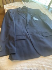 Jos. A. Bank Mens Travel Tech Slim Fit Suit Separate Jacket 50 Regular Navy Blue