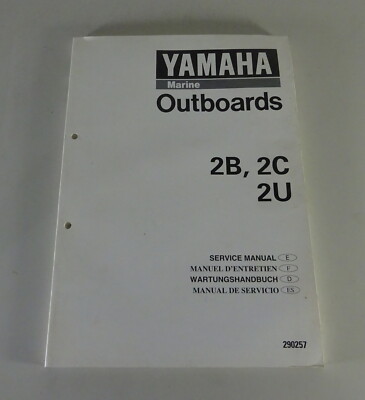 Workshop Manual Yamaha Outboard Motor 2B / 2C / 2U status 07/1995