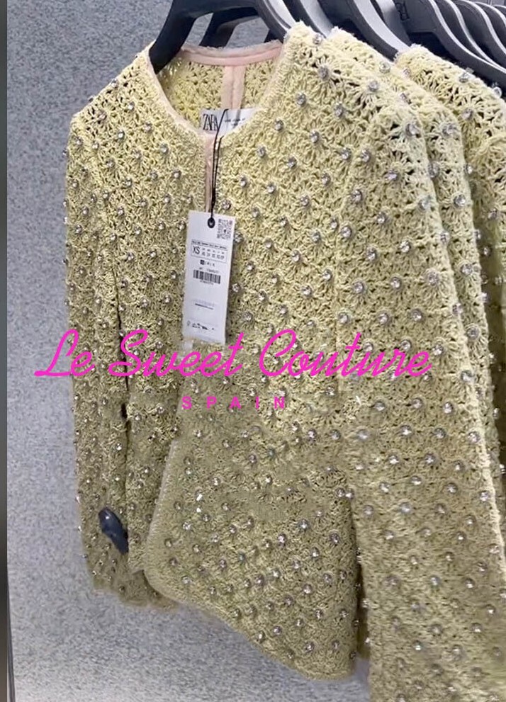 ZARA WOMAN NWT SS24 ZW COLLECTION CROCHET RHINESTONE ZARA WOMAN NWT SS24 ZW COLLECTION CROCHET RHINESTONE