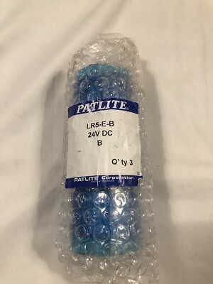 PATLITE, LR5-E-B, 24VDC (BLUE), 3 Pack