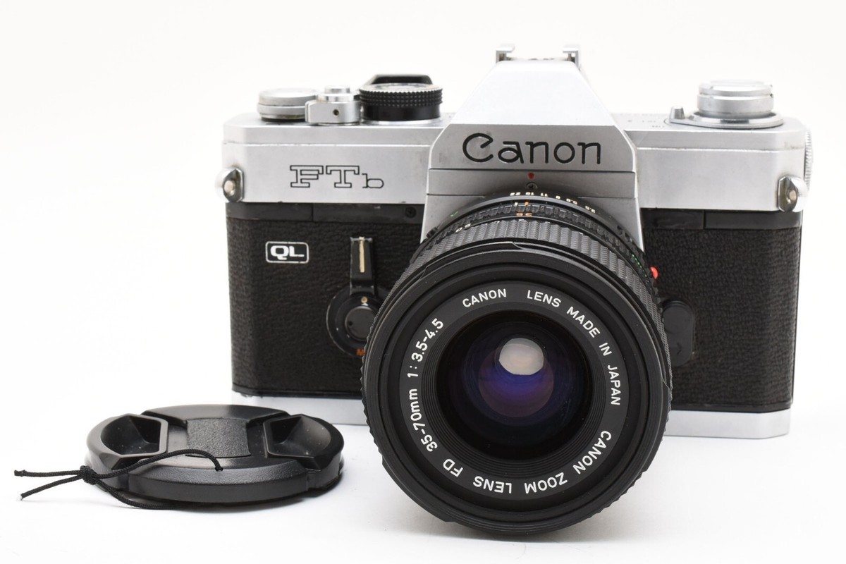 Canon FTb QL black FD 35-70mm/f3.5～4.5 Canon FTb QL Black Film Camera with FD 35-70mm f3.5-4.5 Zoom