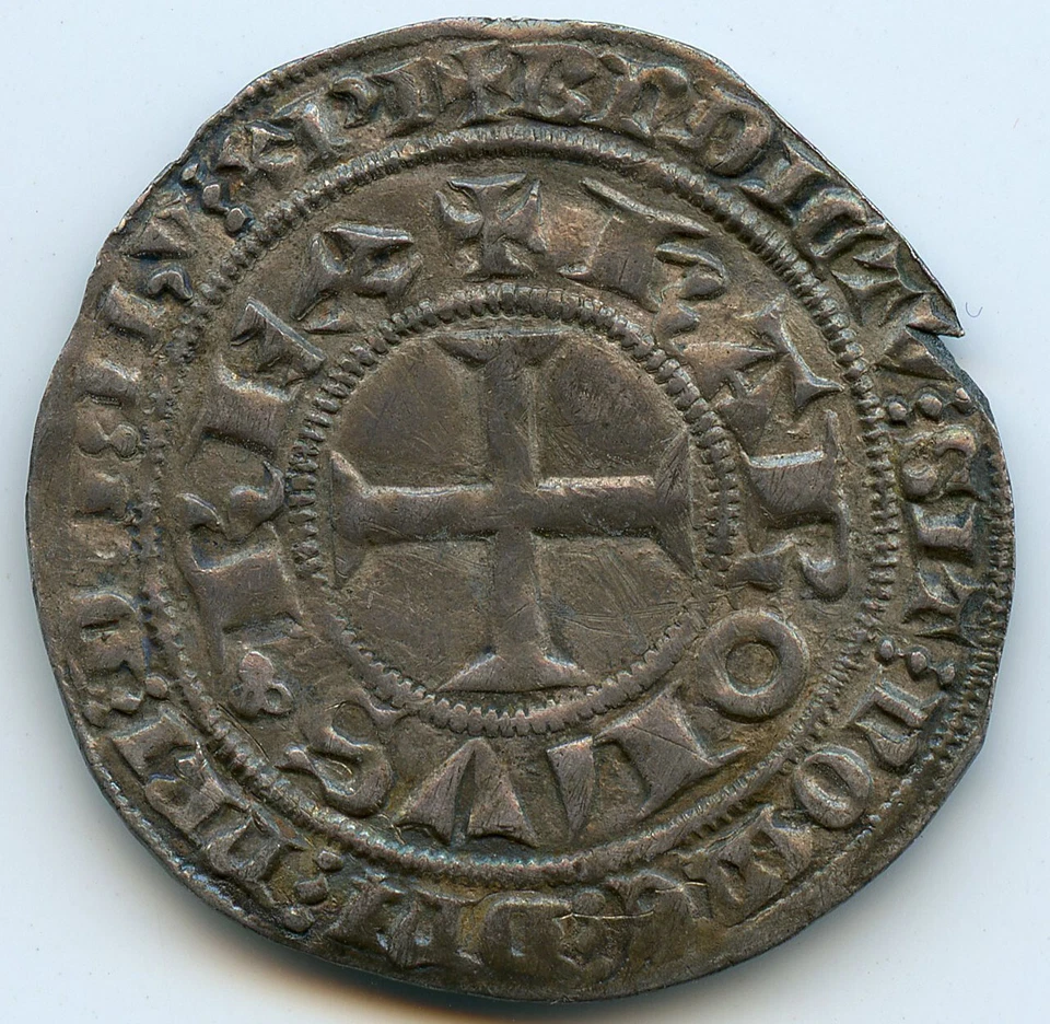 Charles V (1364-1380) Gros tournois 2e émission Duplessy 362A - Photo 1/2