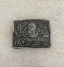 Norfolk And Western NW Belt Buckle There?s No Stopping Us A Great History