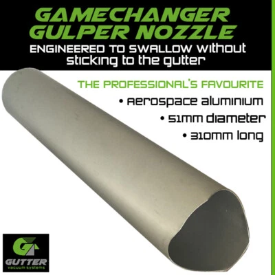 GUTTER VACUUM SYSTEMS LTD Gutter Vacuum Gulper 51mm Nozzle Gutter Cleaning Pole Accessory Tool