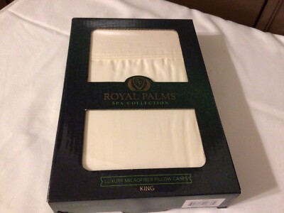 Royal Palms Spa King Size Collection Luxury Microfiber Pillow Cases