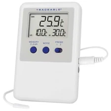 Traceable Ultra Refrigerator/Freezer Thermometer w Bullet Probe, 98767-56