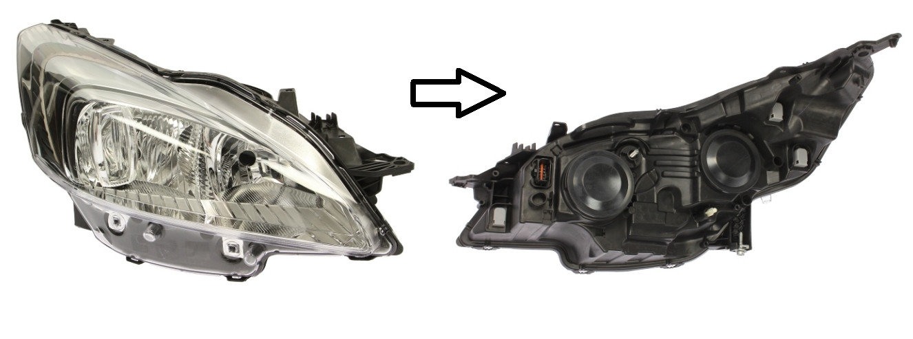 Phare avant droite Peugeot 508 2010-2014 DEPO optique électrique H7