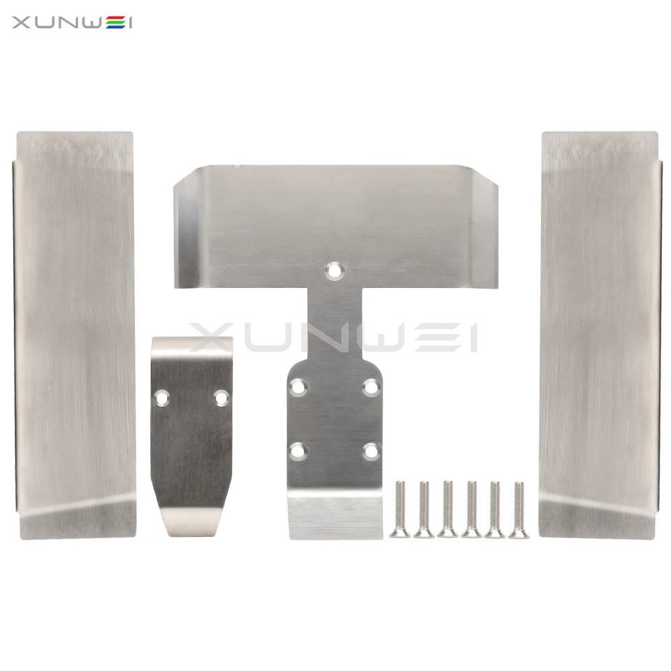 Stainless Steel Skid Plate Protector For RC Traxxas 1/16th E-Revo SUMMIT SLASH - Image 4 of 4