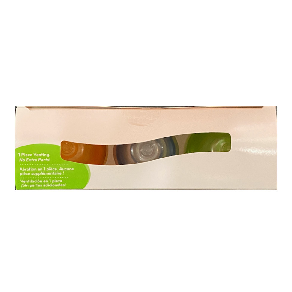 Evenflo Classic Twist + Vented Baby Bottles Set 4 oz 1044311 - Boy Colors