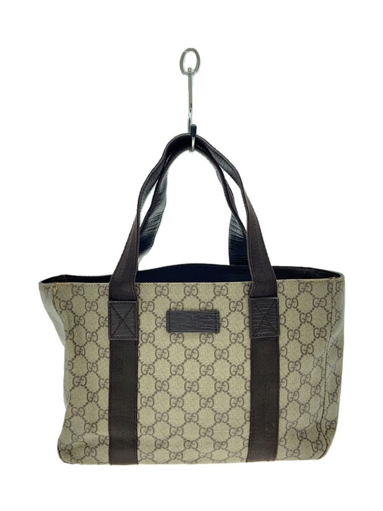 GUCCI Tote _GG Plus PVC BRW