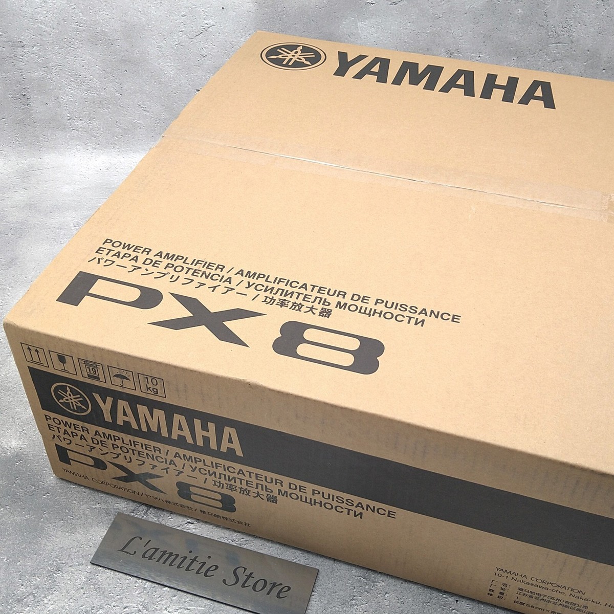 Yamaha PX8 Stereo Power Amplifier Japan PX 8 Black 48cm 7.2kg