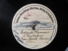 78rpm EMMA SCHEIDL-HAUSSER (Contralto) on VOX TEST RECORD 1922 ! ULTRA RARE !