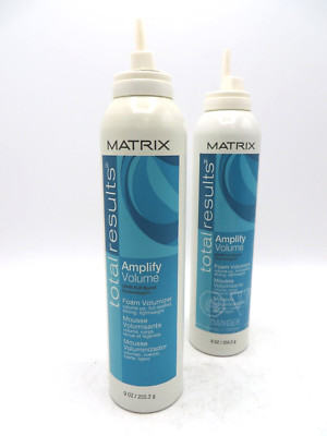 MATRIX TOTAL RESULTS AMPLIFY VOLUME FOAM VOLUMIZER  2 PCS  Not Full!