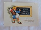 German Vintage Back to School Wishes Postcards Set of Three from 1959 — photo 2