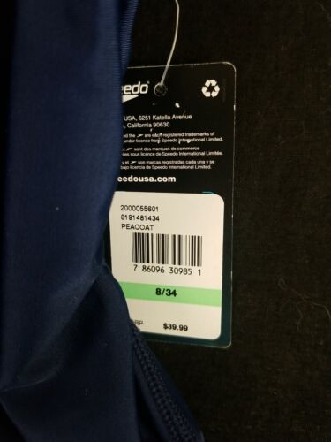 Speedo - Damen Größe 8 34 Pro LT Superpro Rücken Badeanzug, marineblau - Bild 2 von 5