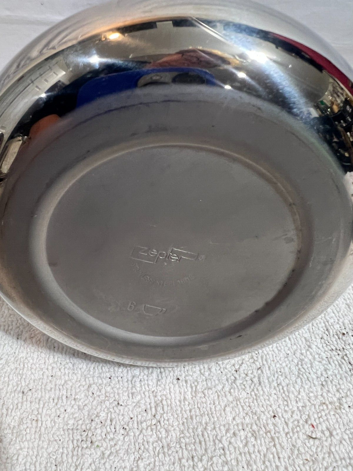 G2U Zepter Italy Stainless steel Coffeemaker Creamer 6 Espresso Cups Saucers Spo