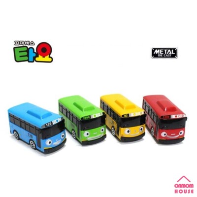 Mika Kami Little Tayo 4p Diecast Mini Bus Tayo Rogi Lani Gani | eBay