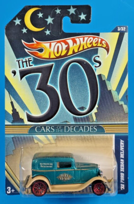 Hot Wheels 32 Ford Sedan Delivery, Cars of the Decades. The 30s. New in Package.