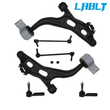 LABLT Front Lower Control Arm Tie Rods Kit For 2010-2012 Ford Flex Taurus MKS