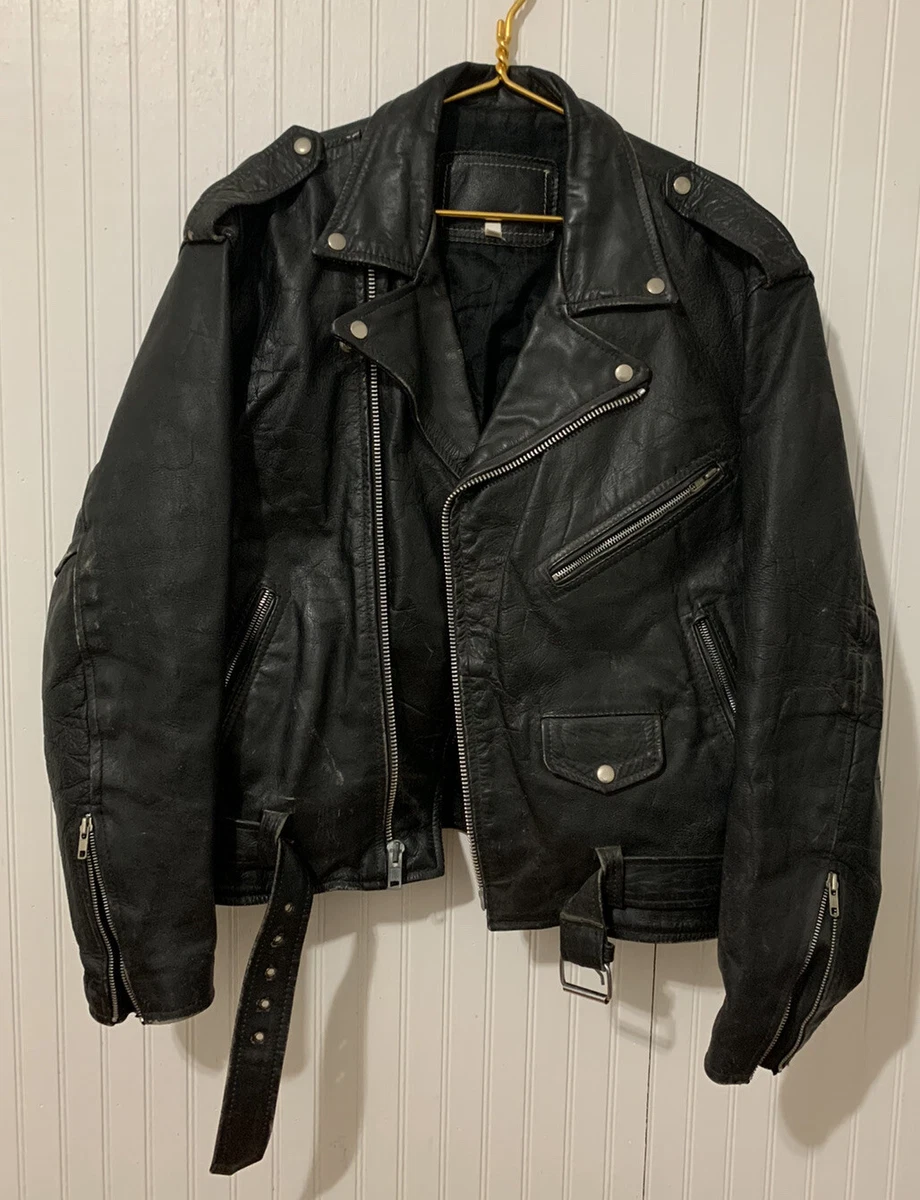 Louis Vuitton Leather Mix Biker BLACK. Size 46