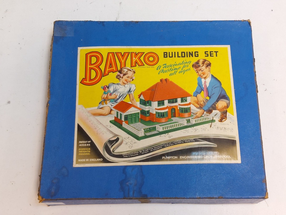 Vintage Bayko Bayko Construction Toy Bayko Building Blocks Top