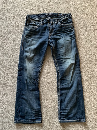 mens silver jeans 32x30