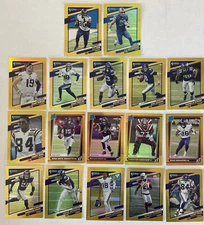 2021 Panini Donruss Minnesota Vikings Gold Team Set Rated Rookie RC