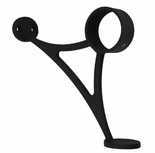 Solid Bar Mount Foot Rail Kit, 2" OD Stainless Steel Tubing w/Internal Connector - Imagen 2 de 37