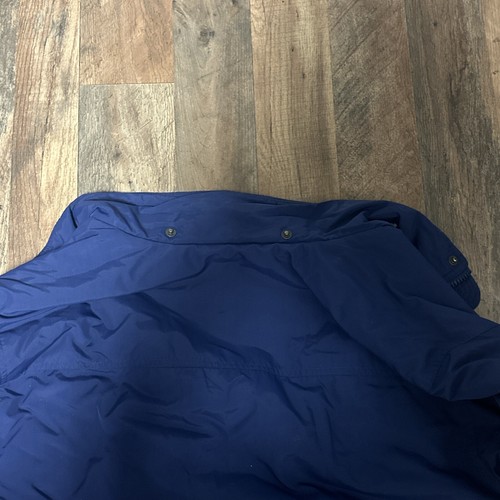 Chaqueta Parka Vintage Años 90 LL Bean Para Hombre XL Azul Negro - Imagen 8 de 8