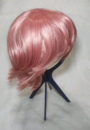 Pink Sexy Short Full Synthetic Wig Cosplay Costume Halloween Anime Party Hair - Picture 5 of 9