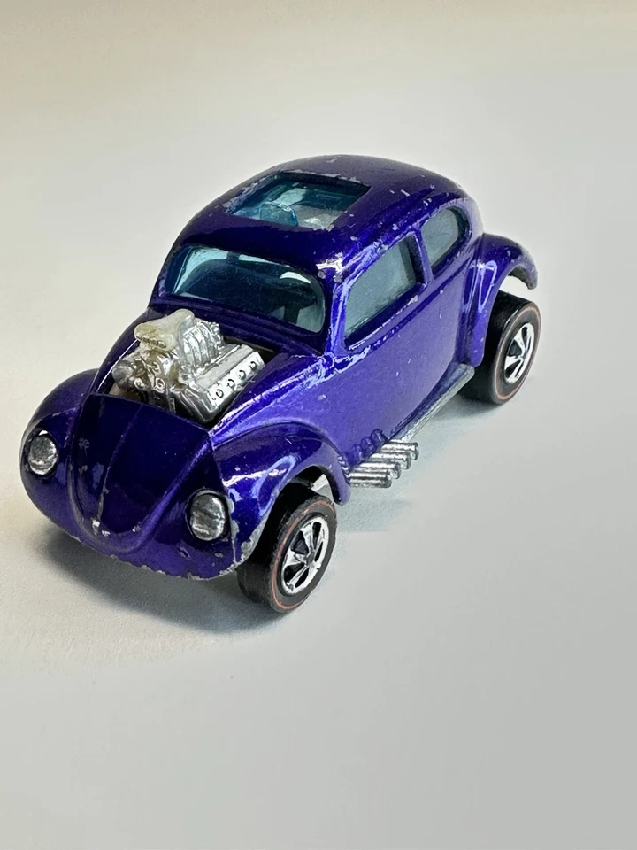 Vintage Hot Wheels Redline 1968 SICK Purple Custom Volkswagen US - WOW! - Image 3 of 4